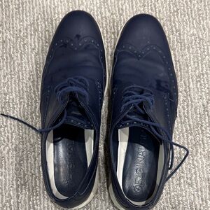 Cole Haan Dark Blue Oxfords